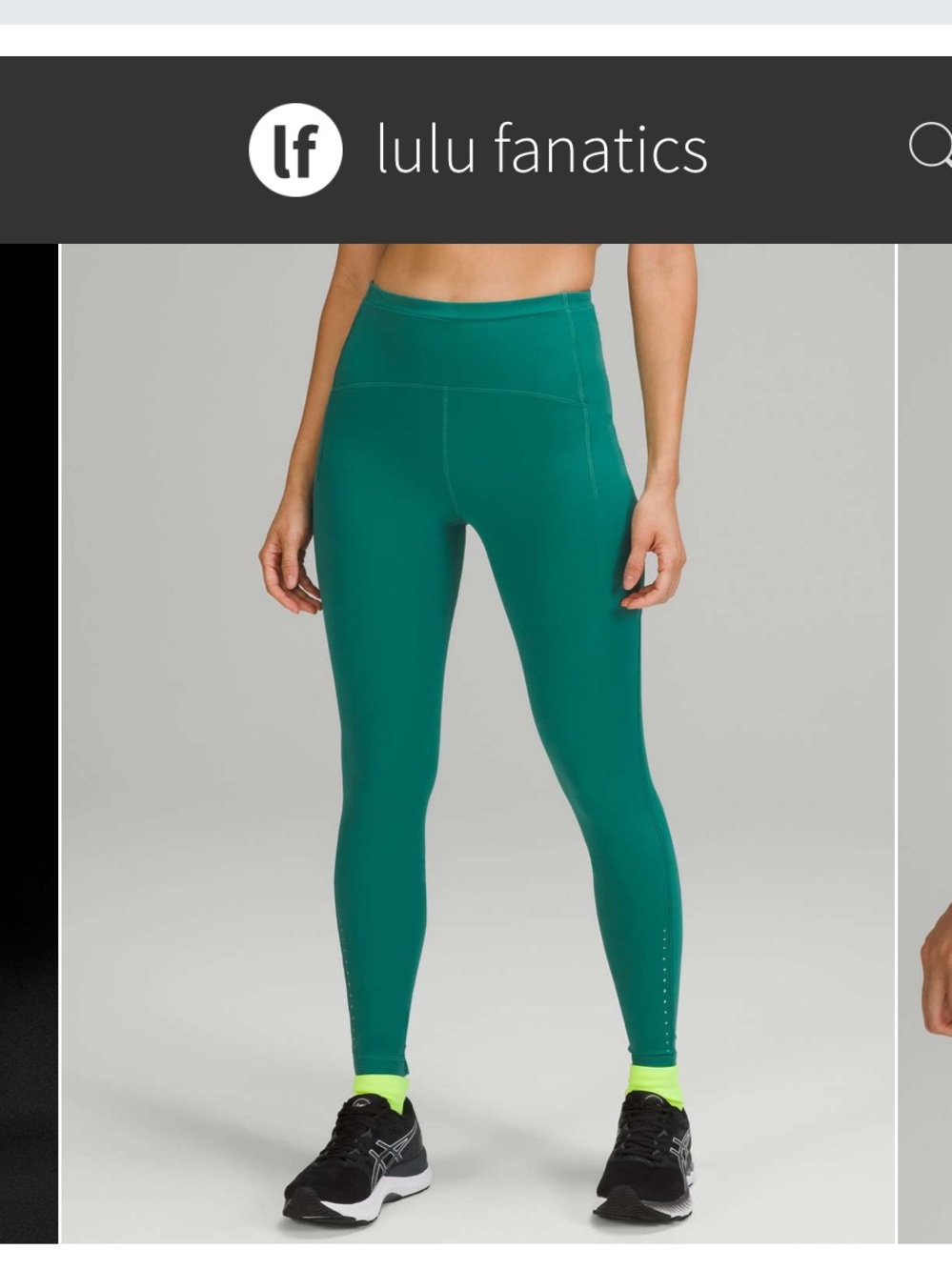 Lululemon Swift Speed High-Rise Tight 28" w Pockets Sz 6 Teal Lagoon Green 6046